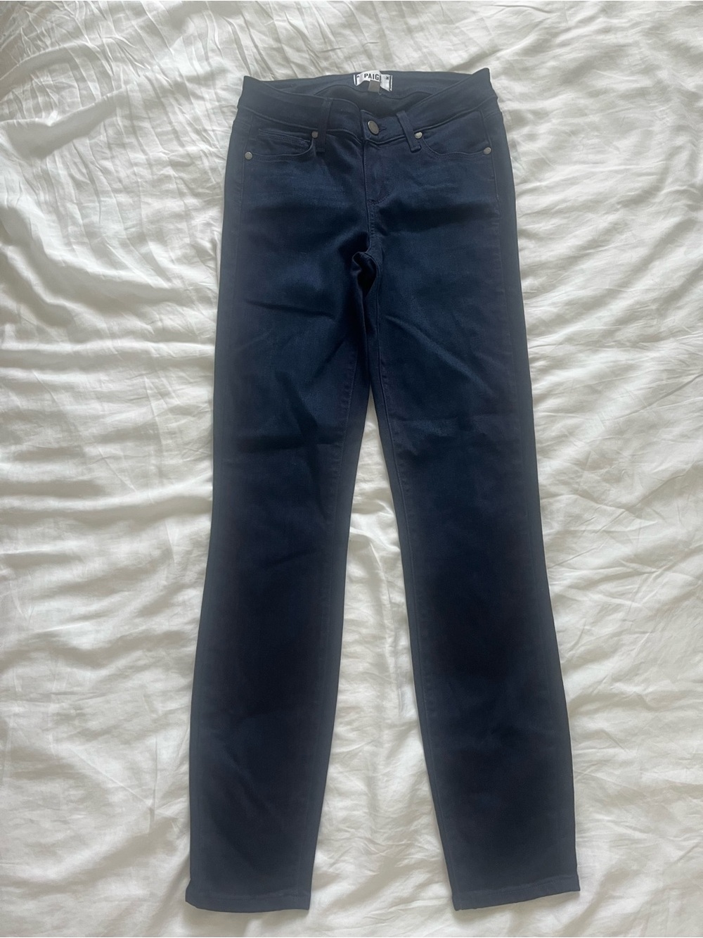 PAIGE Dark Wash Verdugo Ankle Jeans - Size 25 Waist